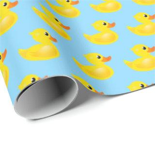 Kawaii Yellow Rubber Duck Pattern