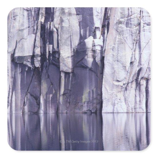 Kaweah Gap and Precipice Lake ,Sequoia National Square Sticker