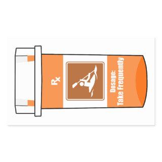Kayaking Is My Drug Rectangular Sticker