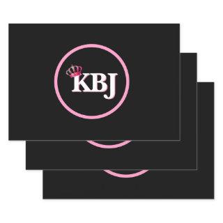 KBJ Pink Black  Sheets