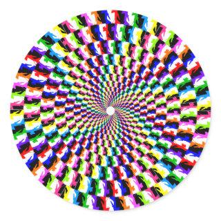 KC-135 Rainbow Spiral Sticker