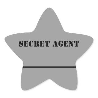 KC's Secret Agent Name Sticker