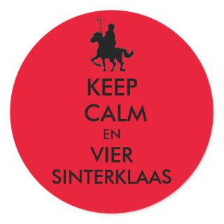 Keep Calm celebrates Saint Nicholas sticker