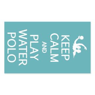 Keep Calm & Play Water Polo custom stickers