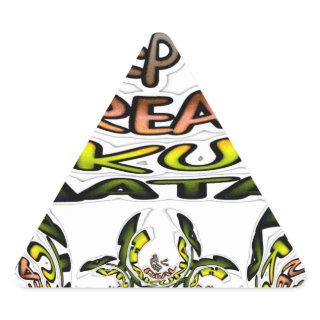 Keep It Real: Kaleidoscope Art Print/Graphic Triangle Sticker