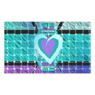 Keep it simple rectangular sticker
