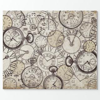 KEEPING TIME VINTAGE CLOCKS AND WATCHES DECOUPAGE