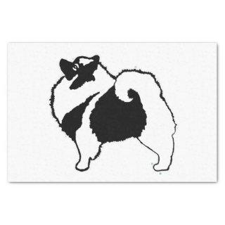 Keeshond Graphics  - Cute Original Dog Art Tissue Paper