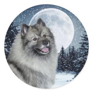 Keeshond Stickers
