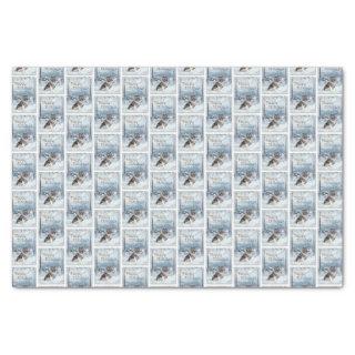 Keeshond Winter Holiday Tissue Paper