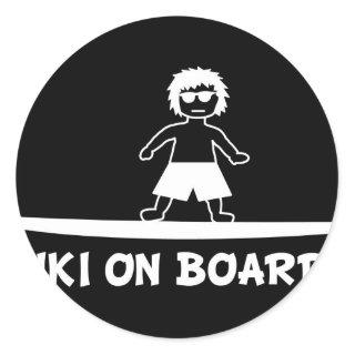Keiki On Board.JPG Classic Round Sticker