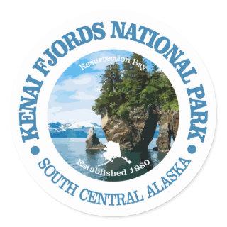 Kenai Fjords NP Classic Round Sticker