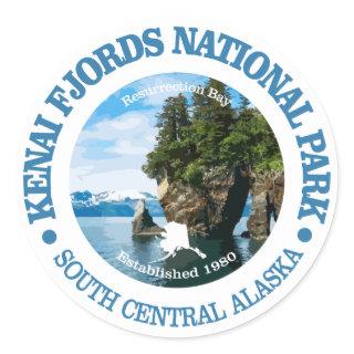 Kenai Fjords NP Classic Round Sticker