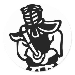 kendo classic round sticker