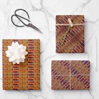 Kente Ethnic Pattern – Vibrant African Textile   Sheets