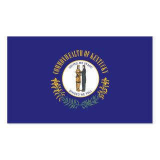 Kentucky Bluegrass Commonwealth State Flag Rectangular Sticker