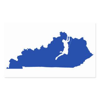 Kentucky Climbing Rectangular Sticker