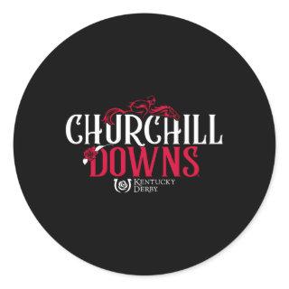 Kentucky Derby Churchill Downs Classic Round Sticker