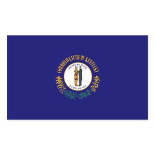 Kentucky State Flag Design Rectangular Sticker