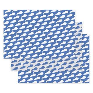 Kentucky State Pattern on Blue  Sheets