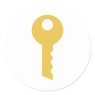 Key Classic Round Sticker