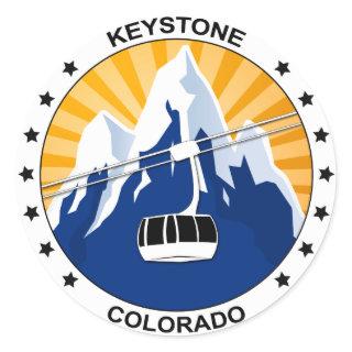 Keystone Colorado Classic Round Sticker