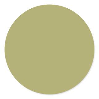 Khaki Classic Round Sticker