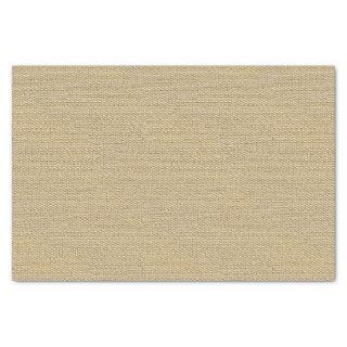 Khaki Coffee Tan Brown Faux Burlap Texture Pattern Tissue Paper