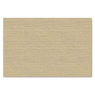 Khaki Coffee Tan Brown Faux Burlap Texture Pattern Tissue Paper