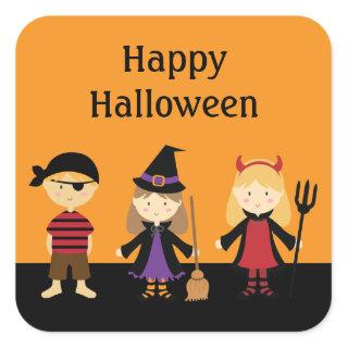 Kids Halloween Party Costume Favor Stickers
