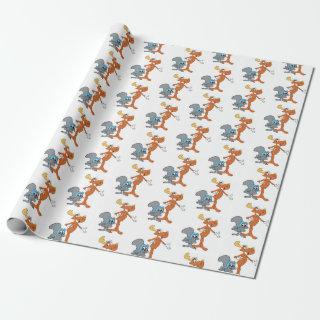 Kids Moose and Squirrel Any Occasion Gift Wrap