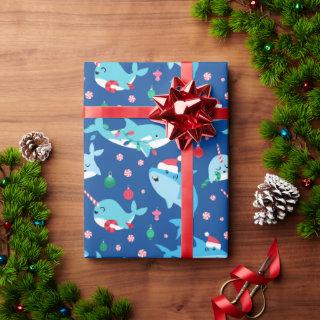 Kids Narwhal Shark Under The Sea Christmas