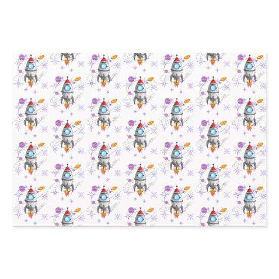 Kids Rocket Ship Space Travel  Sheets