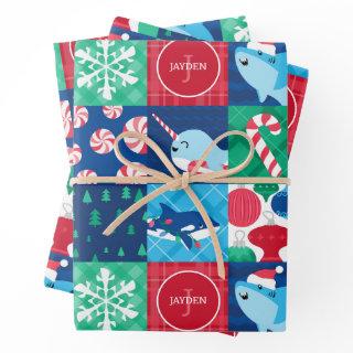 Kids Under The Sea Christmas Patchwork  Sheets