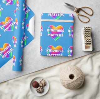 Kindness Matters Rainbow Heart