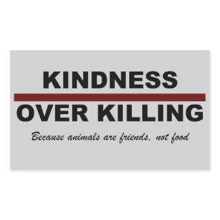 Kindness Over Killing Sticker