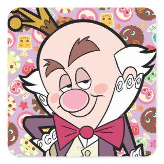 King Candy 2 Square Sticker