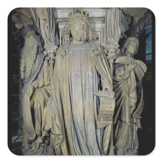 King David, Moses  and Jeremiah Square Sticker