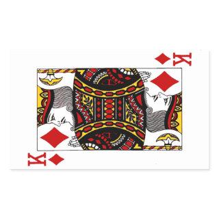 King of Diamonds - Rectangle Sticker