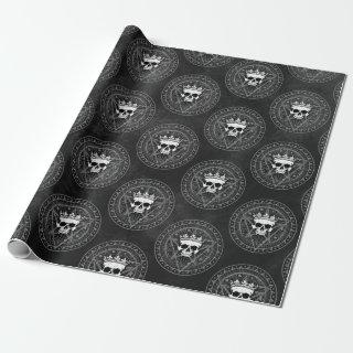 King of the Dead: Dark Gothic Royal Sigil Black