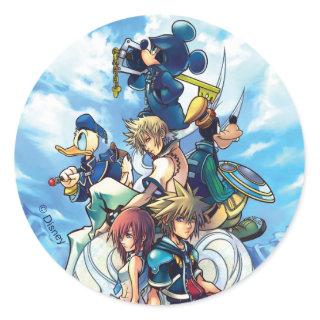 Kingdom Hearts II | Game Box Art Classic Round Sticker
