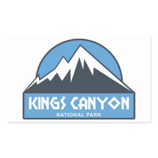 Kings Canyon National Park Rectangular Sticker