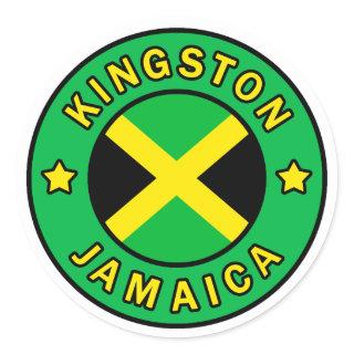 Kingston Jamaica Classic Round Sticker