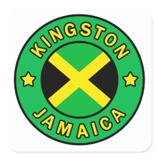 Kingston Jamaica Square Sticker