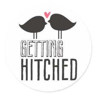 Kissing Booth - Getting Hitched - Circle Classic Round Sticker