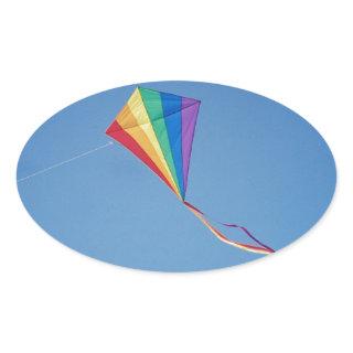 Kite Oval Sticker