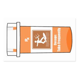 Kitesurfing Is My Drug Rectangular Sticker