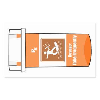 Kitesurfing Is My Drug Rectangular Sticker