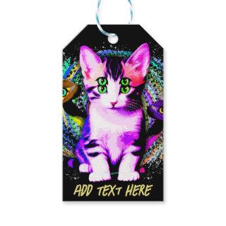 Kitty Cat Psychic Aesthetics Character Gift Tags