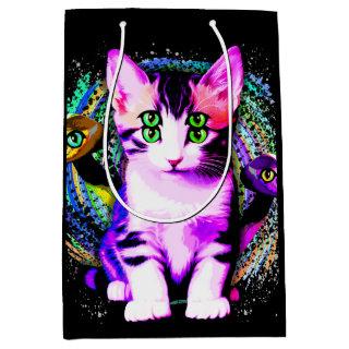 Kitty Cat Psychic Aesthetics Character Medium Gift Bag